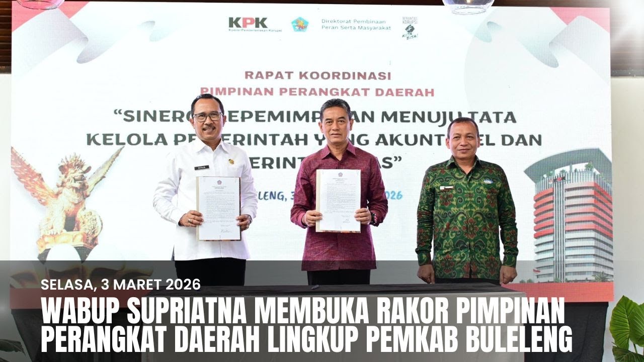 BUKA RAKOR PIMPINAN PERANGKAT DAERAH, WABUP SUPRIATNA TEKANKAN KOLABORASI DAN SINERGI ANTAR SKPD