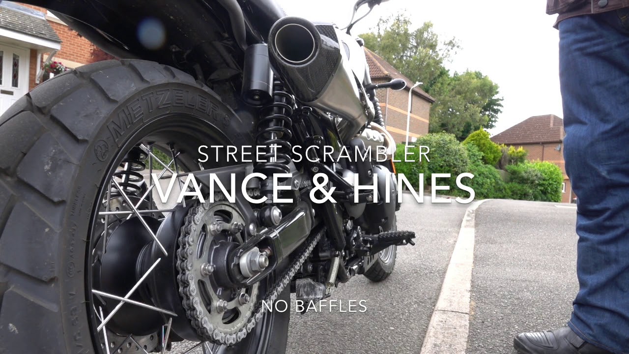 Street Scrambler Exhaust video
