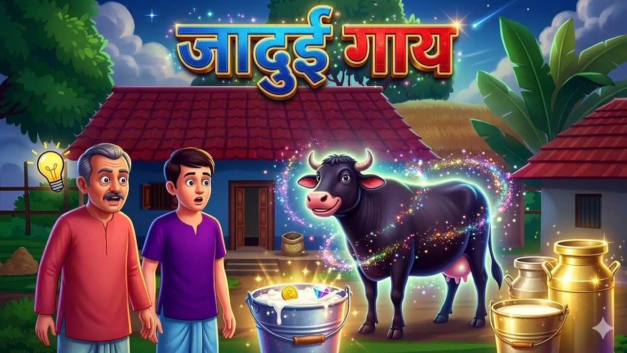 👑 एक जादुई गाय ने बदल दी गरीब किसान की तकदीर