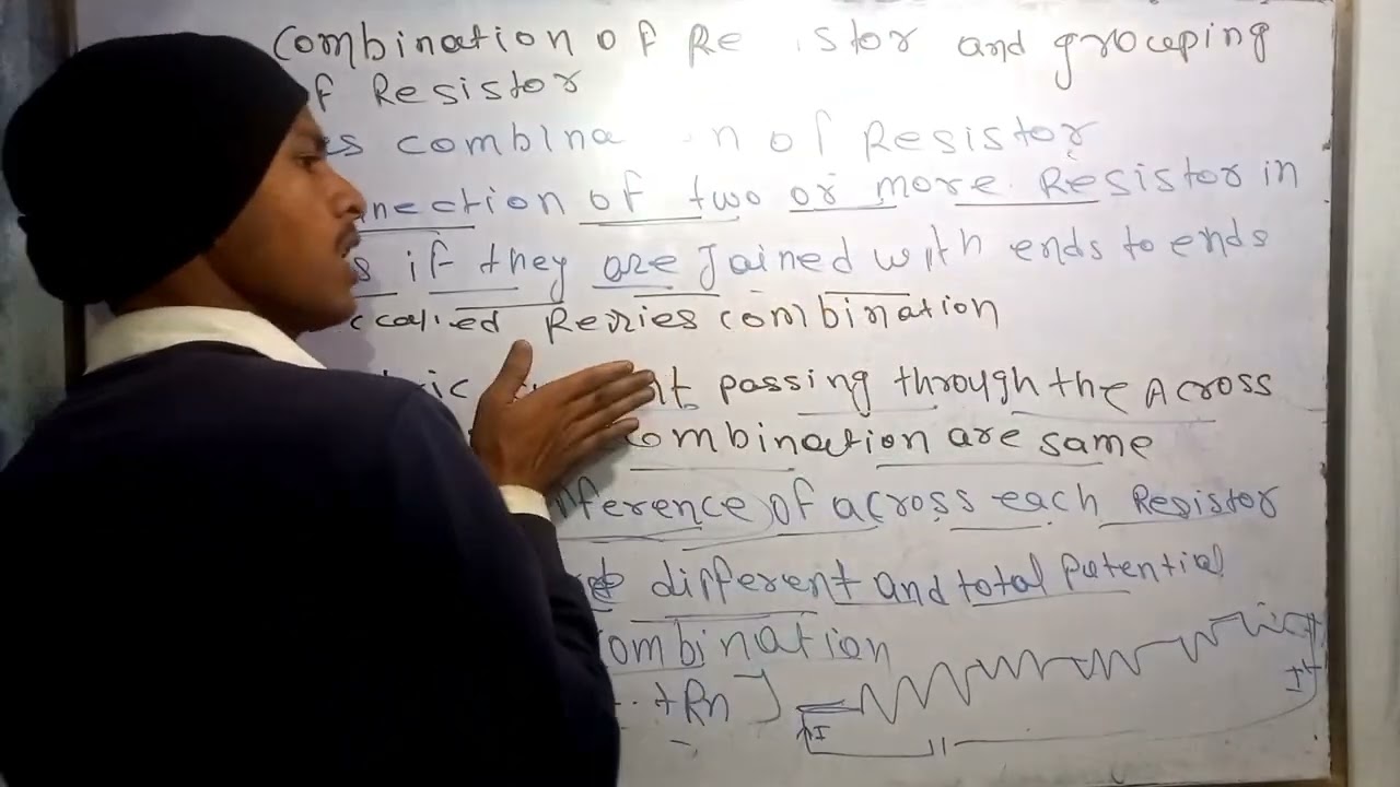 Combination of register and it's types series and parallel combination register class 12th physics