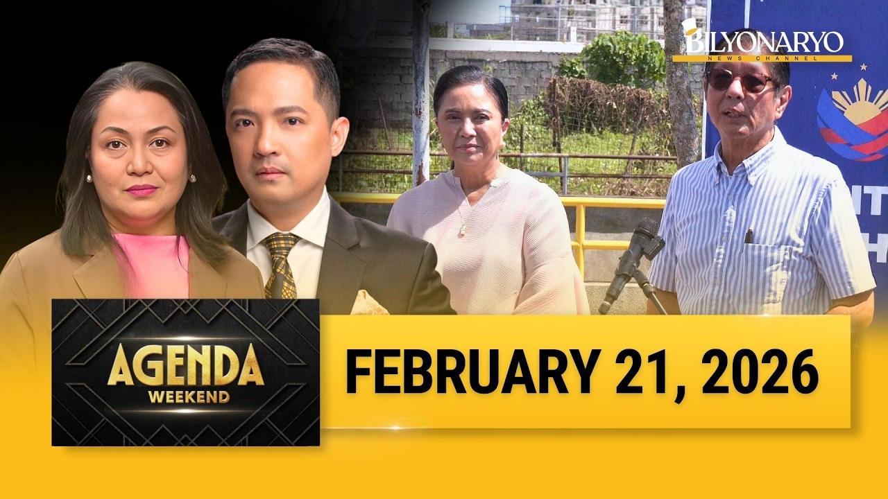 Agenda Weekend |  February 21, 2026