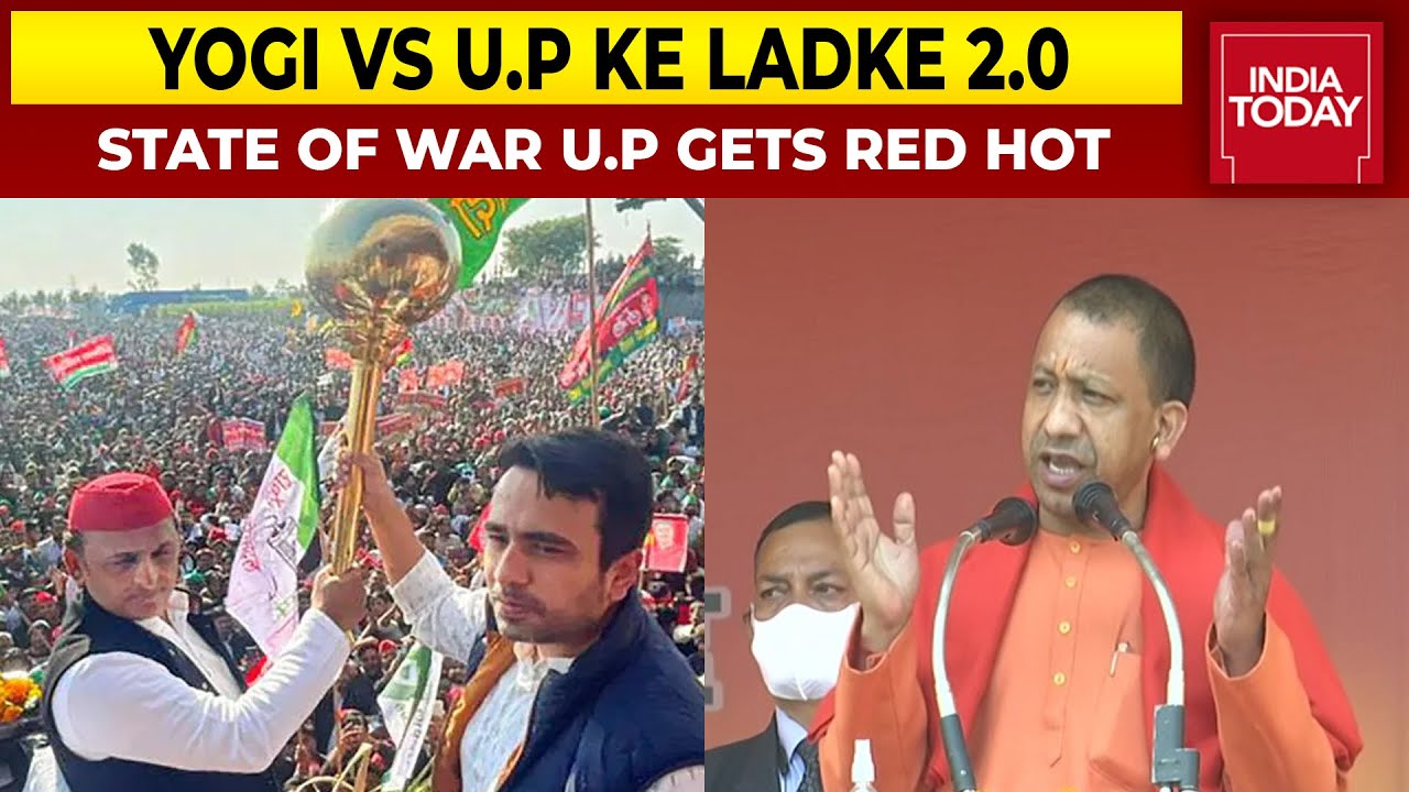 Yogi's Blistering Attack On 'U.P Ke Ladke' 2.0, U.P CM Reminds Akhilesh Yadav Of 2014 & 2017 Loss