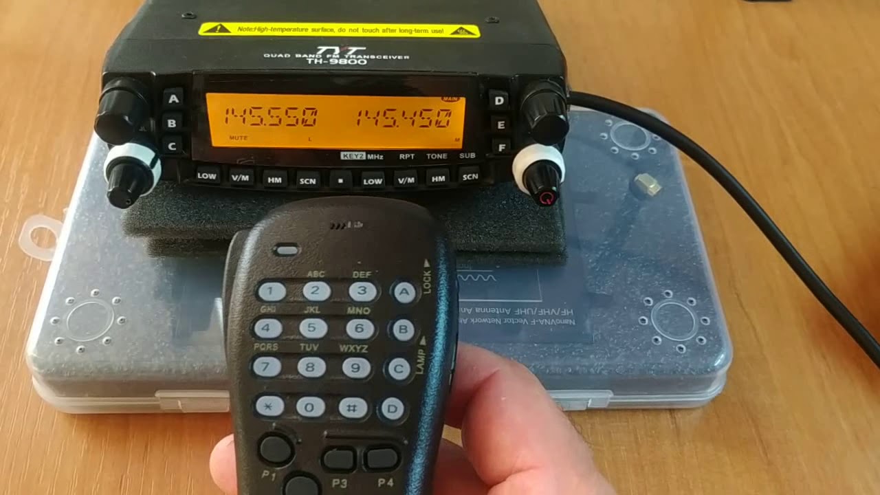Тангента (Yaesu) MH-48  +  TYT TH-9800