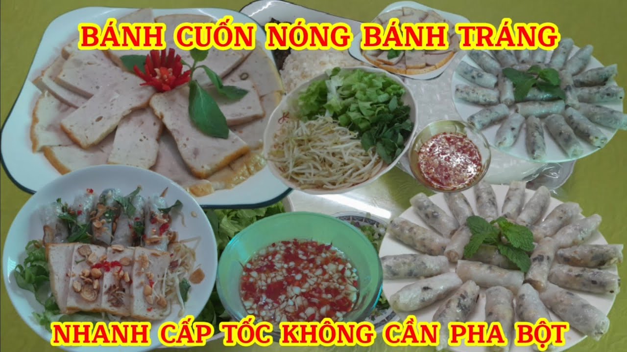 Mới Phát Hiện Món Bánh Cuốn Bánh Tráng Không Cần Bột Cấp Tốc 4 Phút Có Ăn