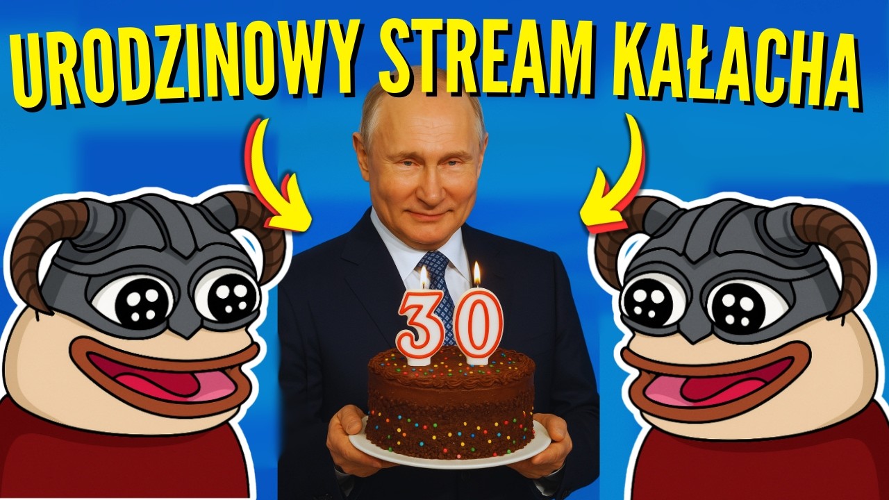 URODZINOWY  STREAM KAŁACHA | wydarzenia pobicie rekordu sub&oacute;w, bunt pająk&oacute;w, drama z bonkolem