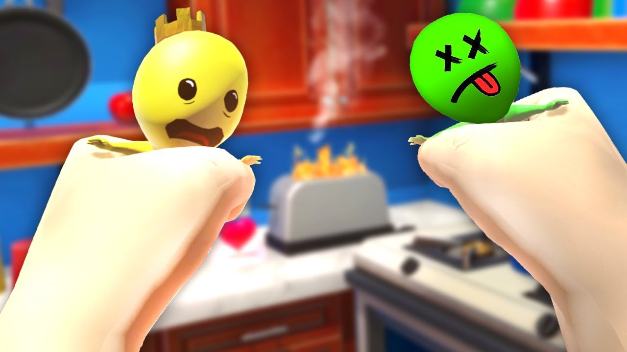 Torturing my mini-friends in horrible ways in Takelings House Party VR Multiplayer