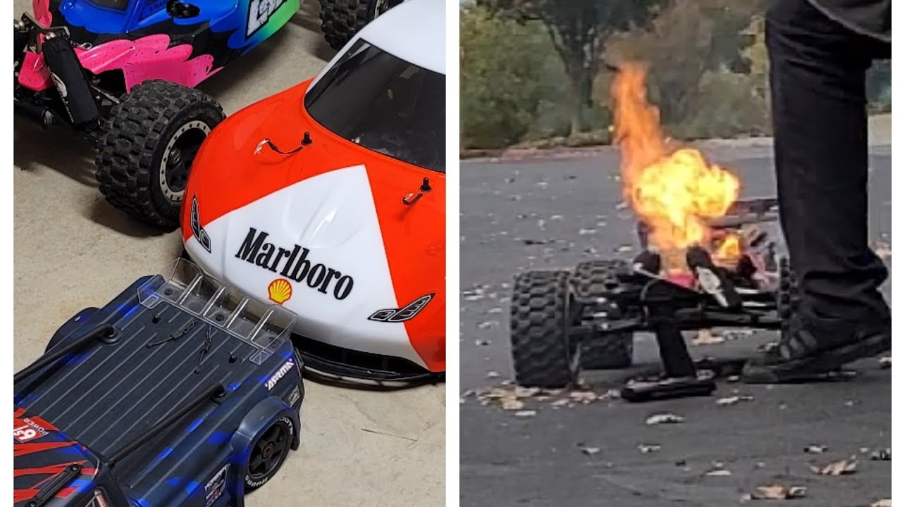 Massive 5th scale street drifter,  MCD xs5  Max Pro and tlr 5iveB fire !