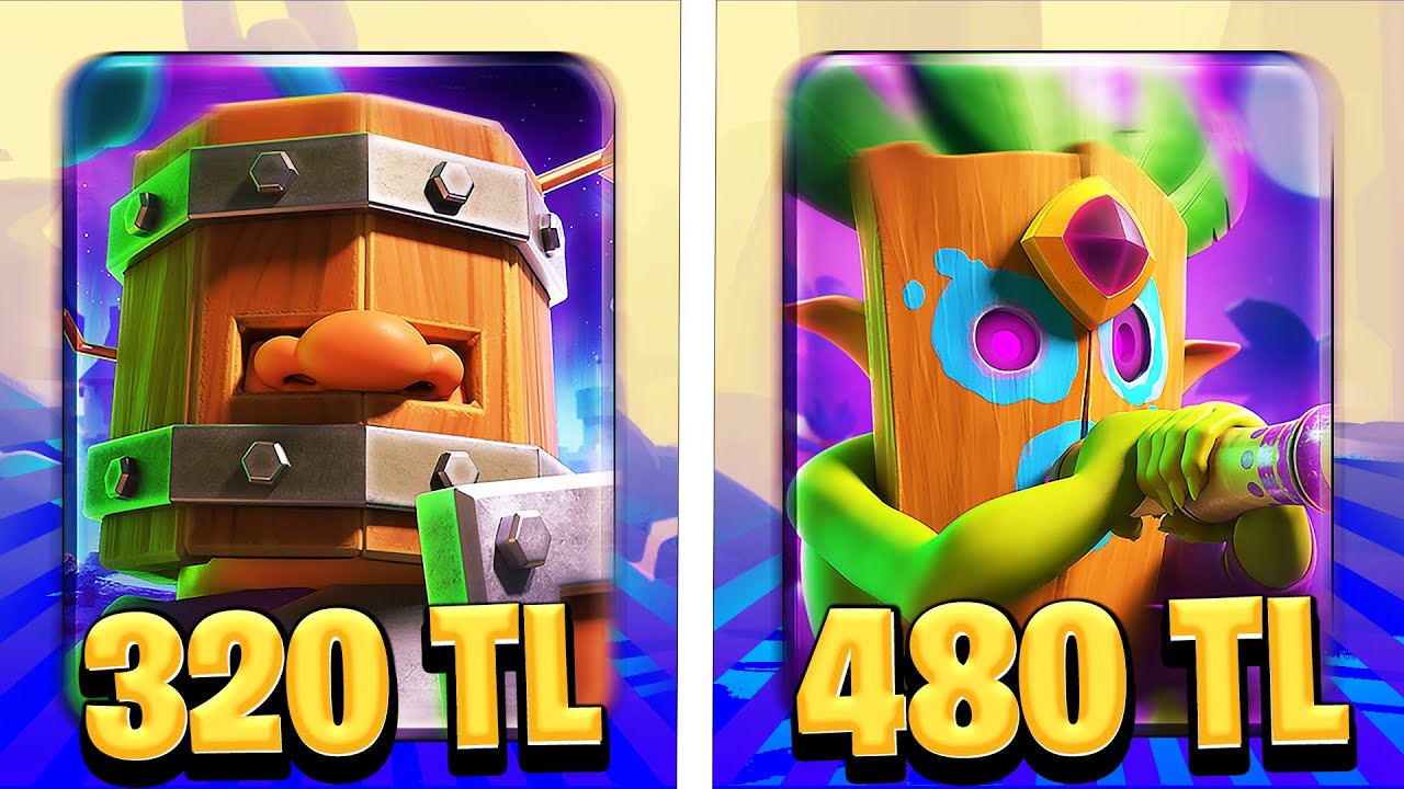 BU İKİ EVRİMLİ KART BİR DESTE İÇİN ÇOK GÜÇLÜ..! EVRİMLİ DART GOBLİN - CLASH ROYALE