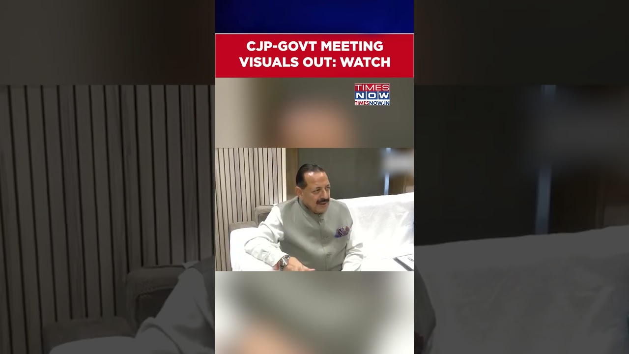 CJP-Govt Meet: Union Ministers JP Nadda, Jitendra Singh Speak To Saurav Das, Ashutosh Ranka #shorts