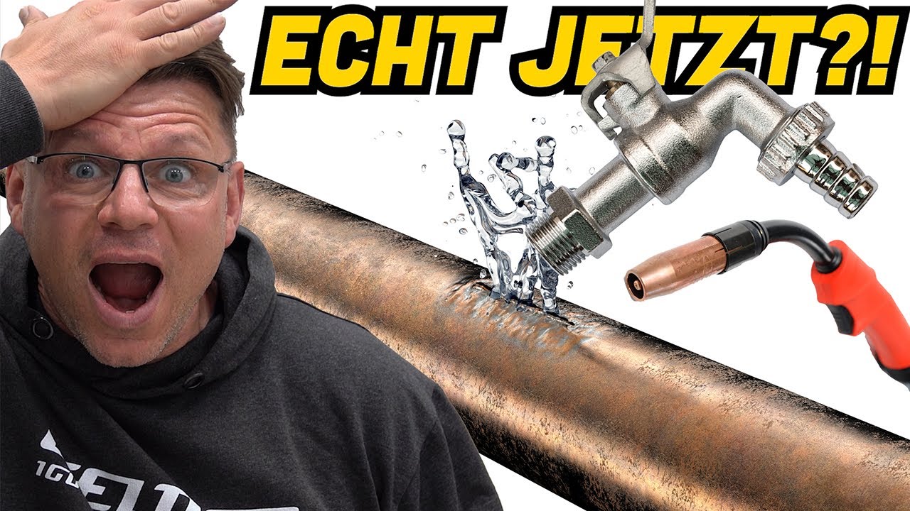 ES GEHT DOCH! Wasserleitung mit DRUCK zu SCHWEISSEN! | Igor Welder