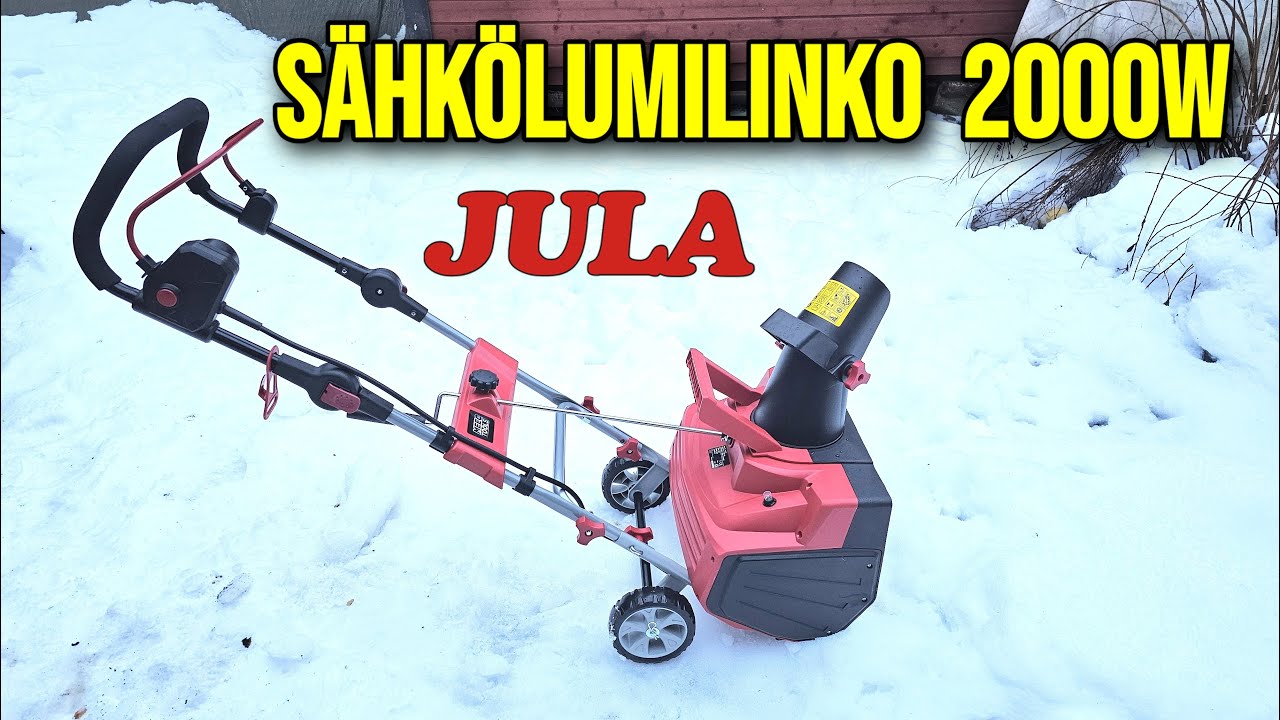 Suomen halvin sähkölumilinko? JULA Sähkölumilinko 2000W 230 V Työleveys 460 mm AL-KO 46 E Snowline