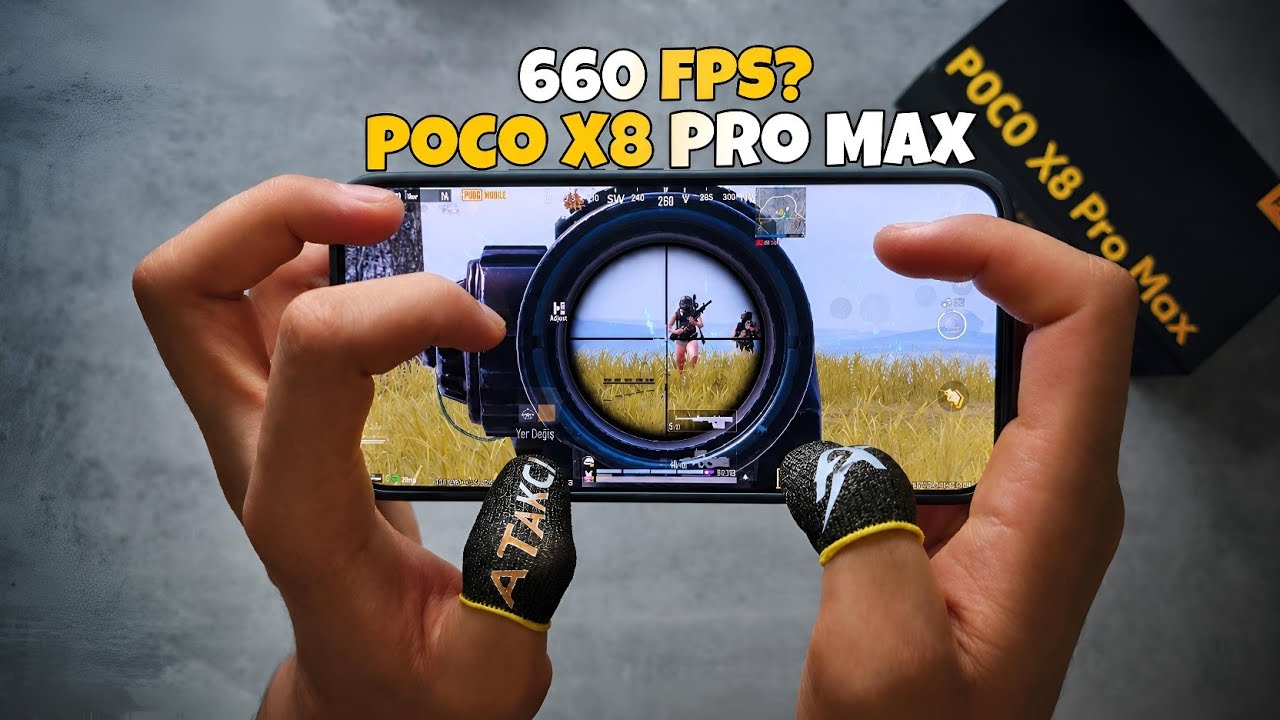 POCO X8 PRO MAX | BEST DEVICE FOR PUBG ? 🤩🔥