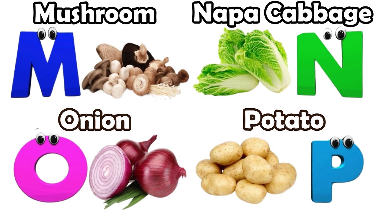 Vegetables ABC Song | Vegetables Alphabet Song | Phonics for Kids | Baby, Alphabet Letters