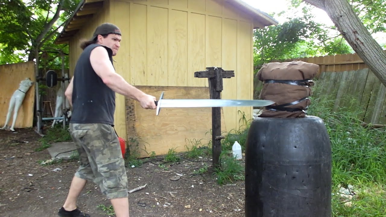 Roland Warzecha's Cast blow Back or False Edge Tip Cut vs Gambeson!