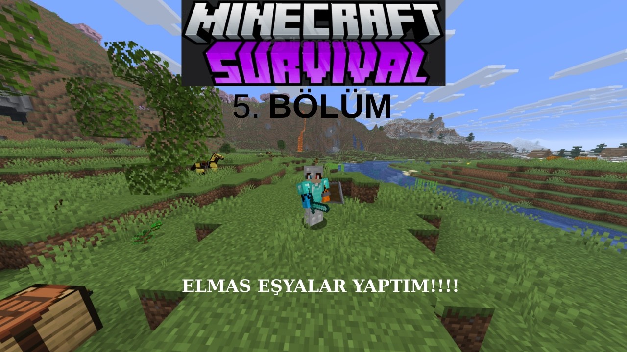 ELMAS EŞYALAR YAPTIM-minecraft survival