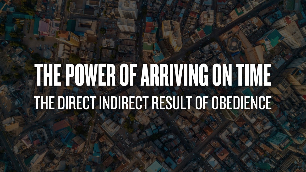 February 1, 2026 | Randy Tarr | The Power of Arriving On Time (Message Only)