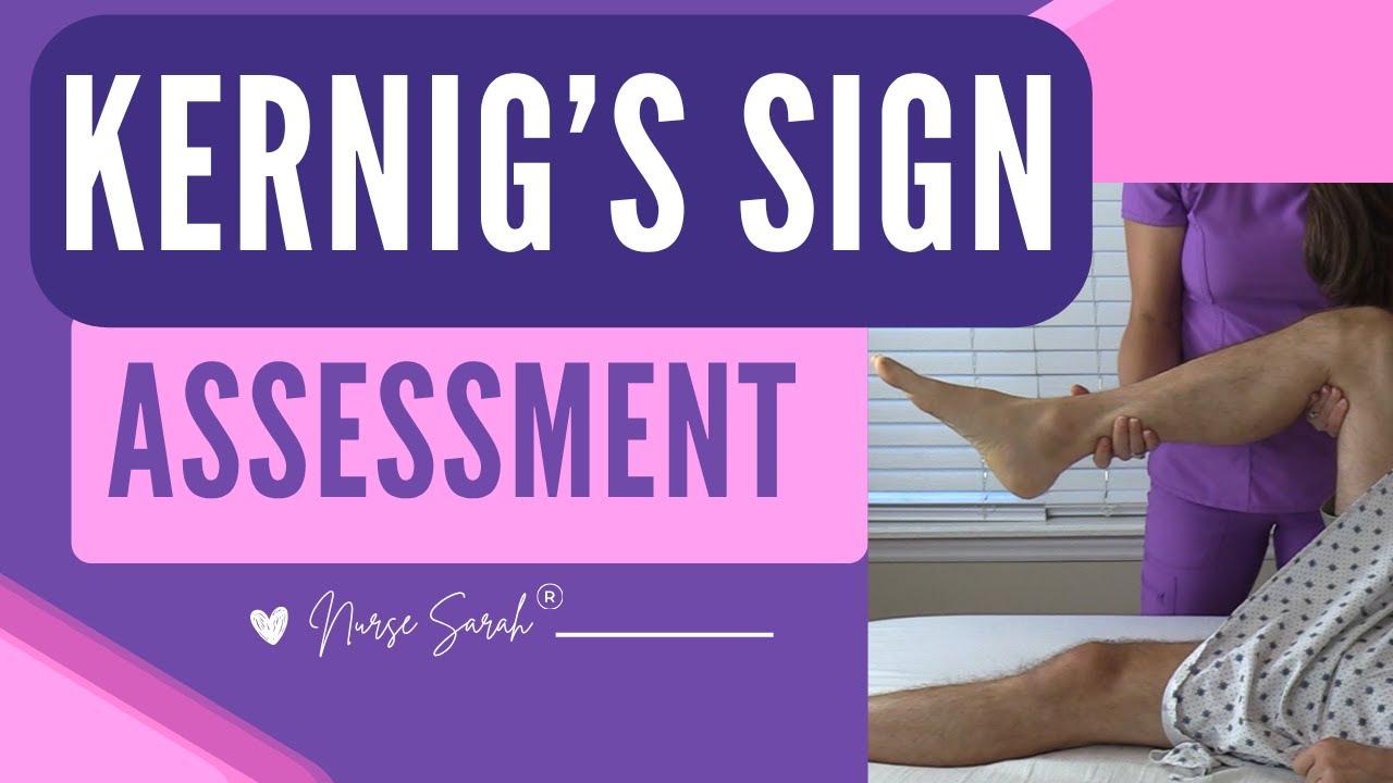 Положительный или отрицательный симптом Кернига при менингите. Оценка сестринского ухода.