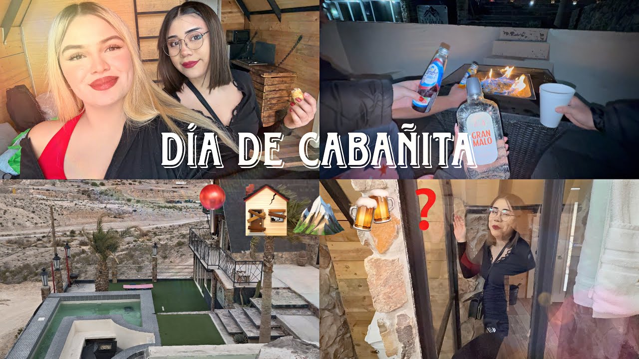 Día de cabañita en camino real (fogata, amigos) 🏚️🏔️🎬🍻