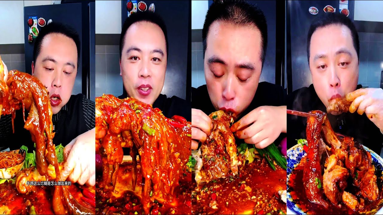 ASMR mukbang: Delicious and juicy meat, rich broth, melts in your mouth