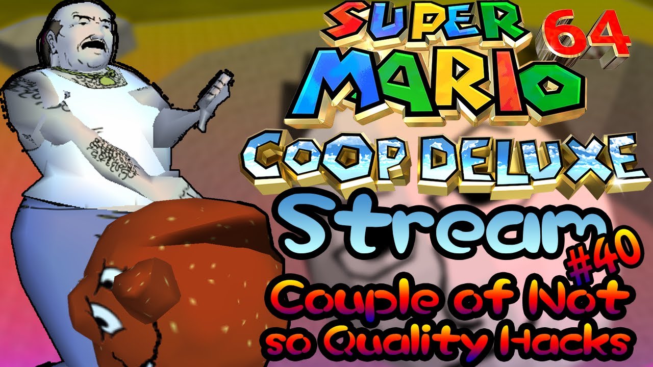 Low Quality Rom Hacks with Friends! - Super Mario 64 Co-op Deluxe Stream (40)