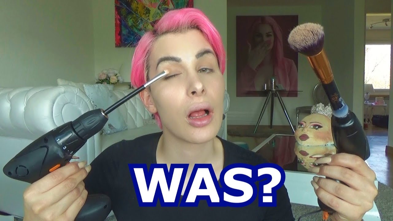 Full Face Make-up nur durch Hilfe eines BOHRERS!