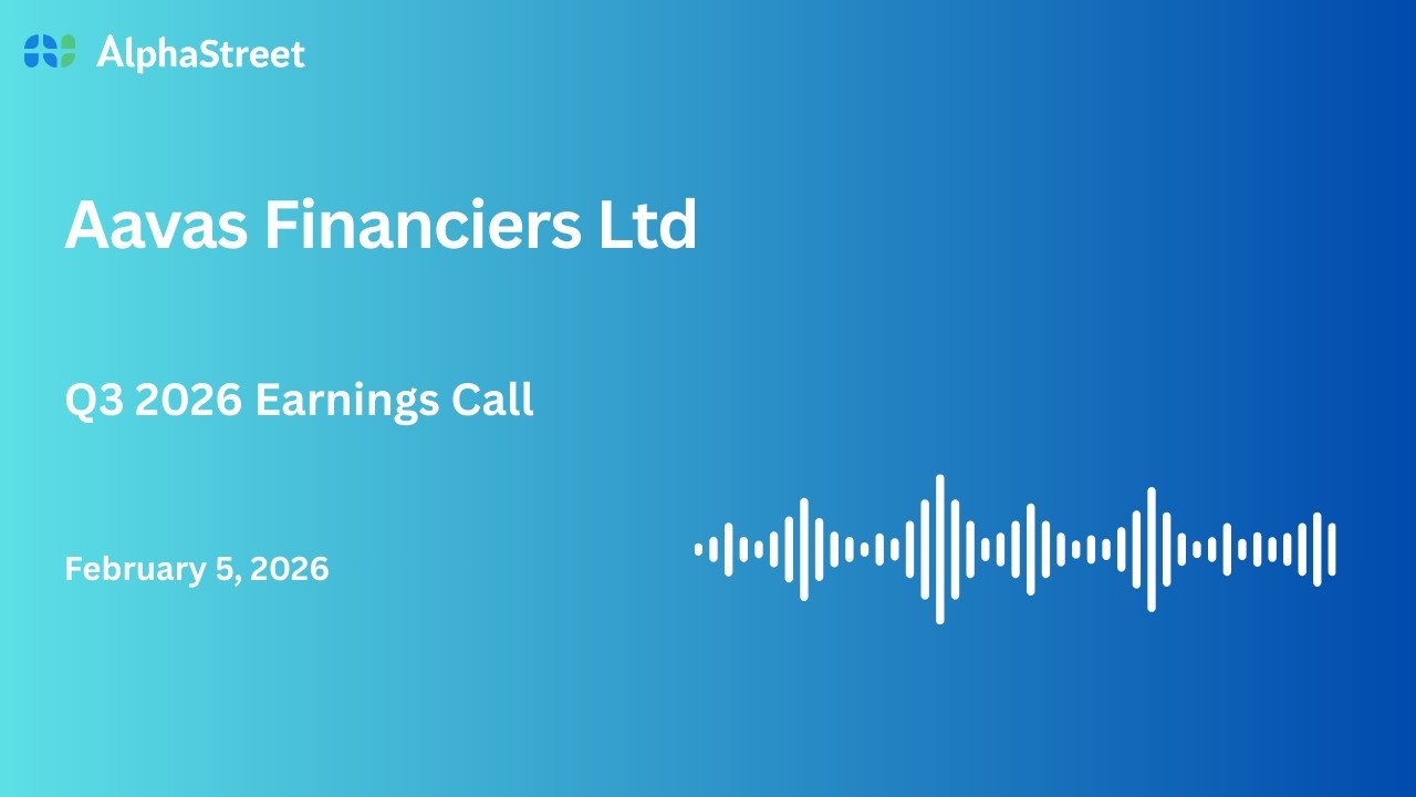 Aavas Financiers Ltd Q3 FY2025-26 Earnings Conference Call