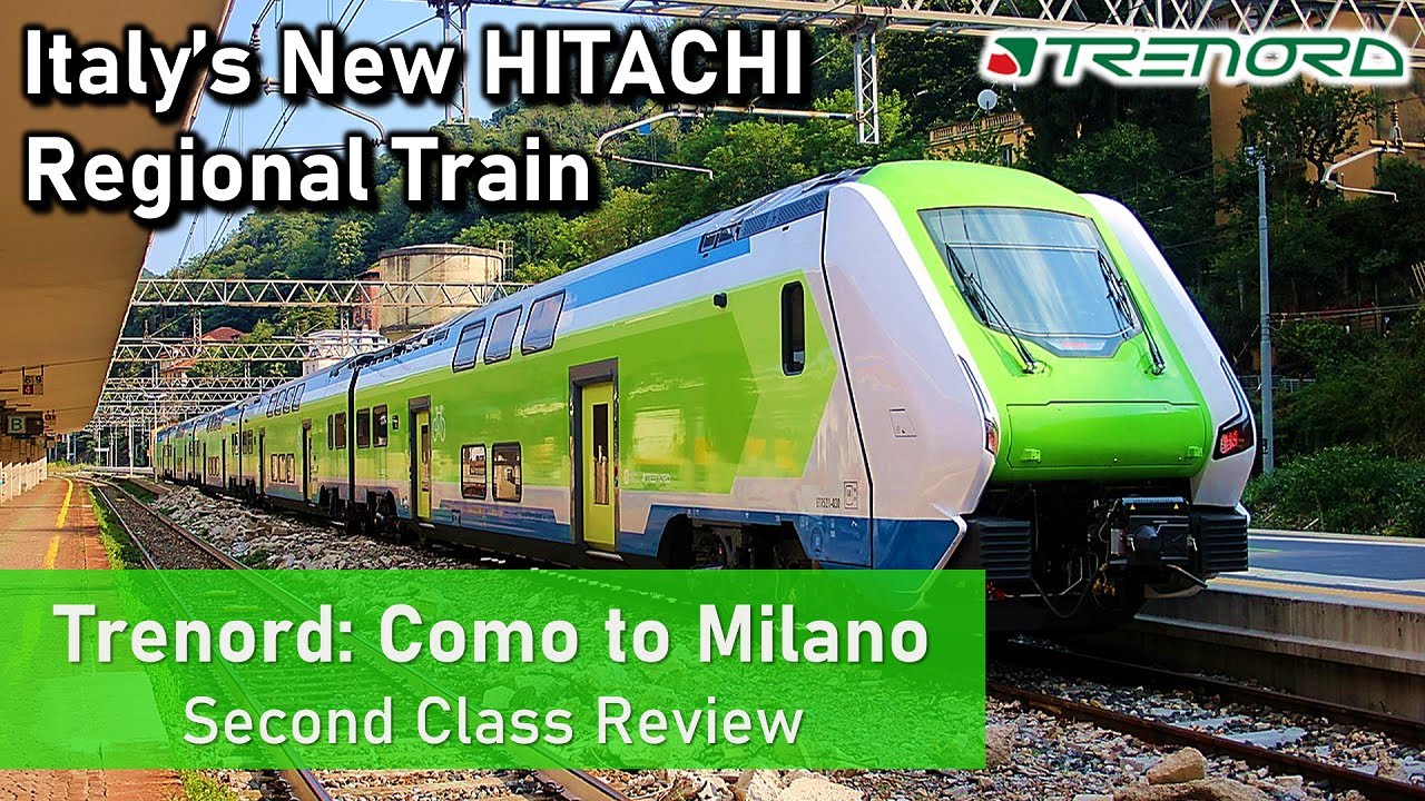 Trenord BRAND-NEW Hitachi Caravaggio - Italian Regional Train Review (Lake Como to Milano)