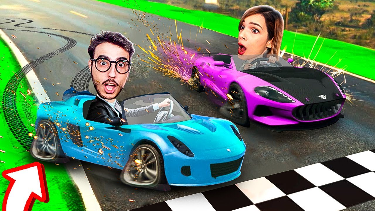GARA SENZA RUOTE CONTRO I MIEI AMICI SU GTA 5!