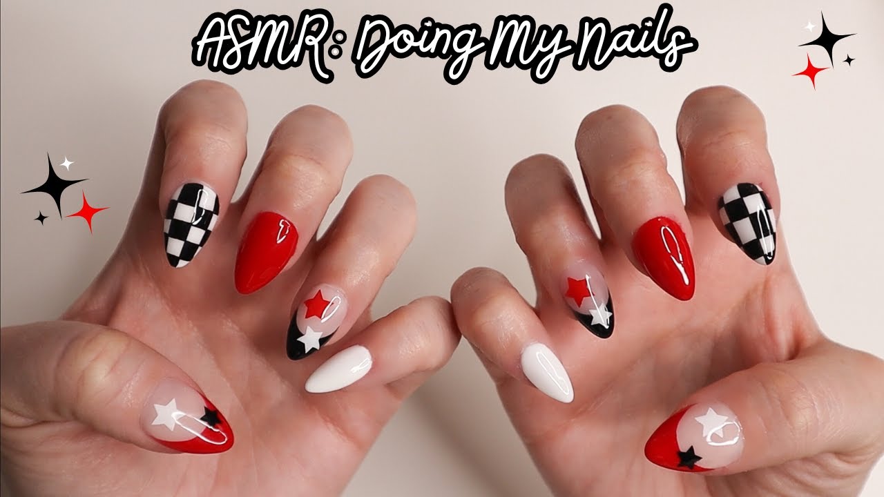 ASMR Doing My Nails ❤️ (whispered voiceover)