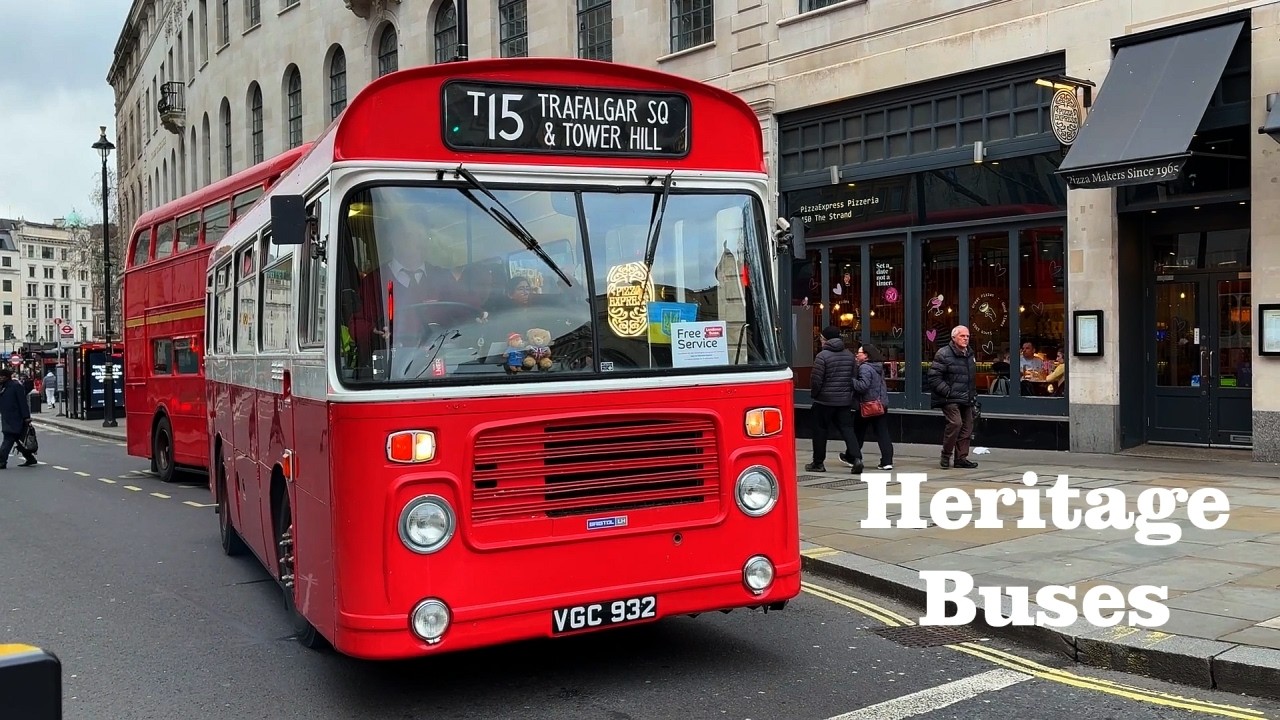 T15 Heritage Buses Sunday 1st March 2026 London Strand