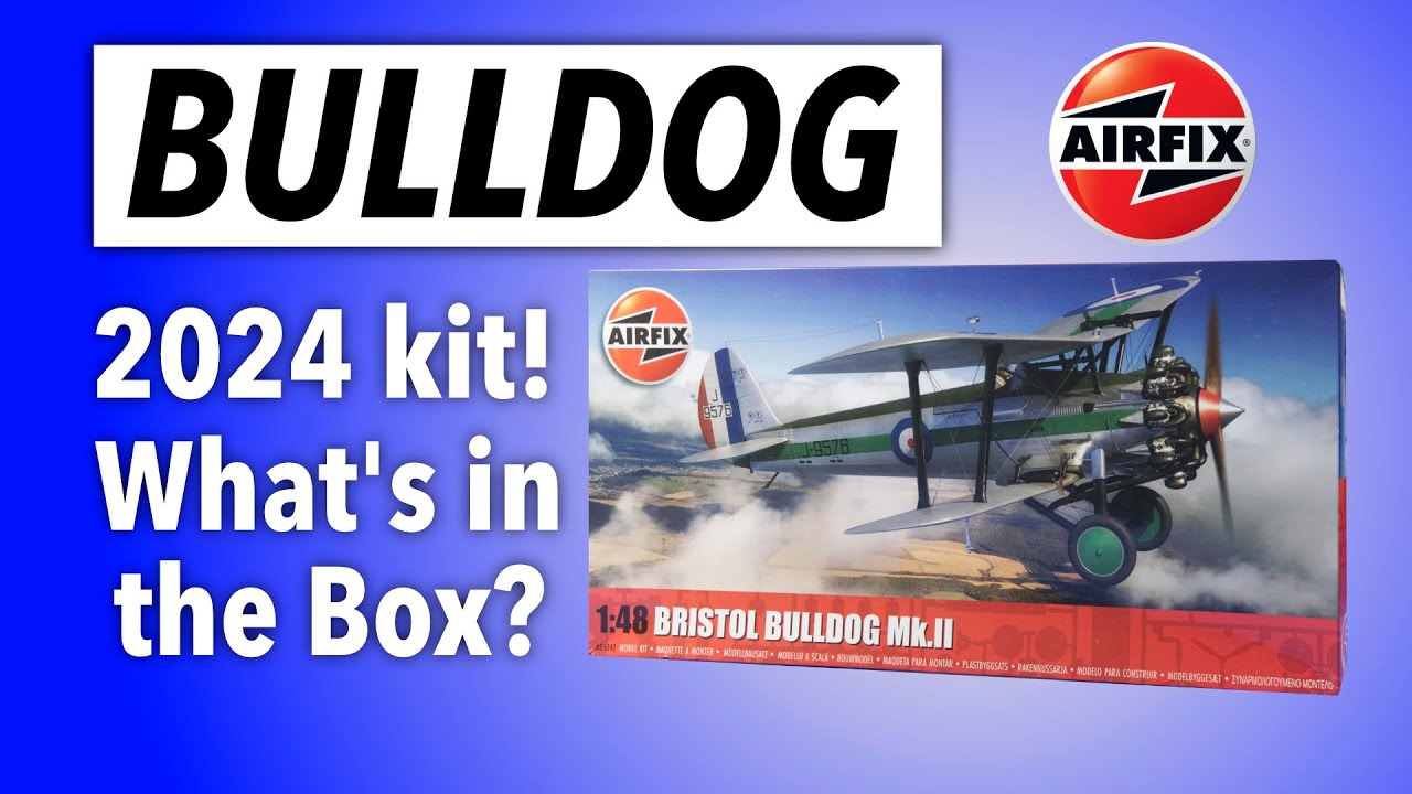 BRAND NEW! AIRFIX 2024 BRISTOL BULLDOG - what's in the box?