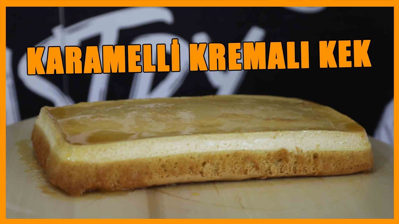 Muhteşem Karamelli Kremalı Kek Tarifi