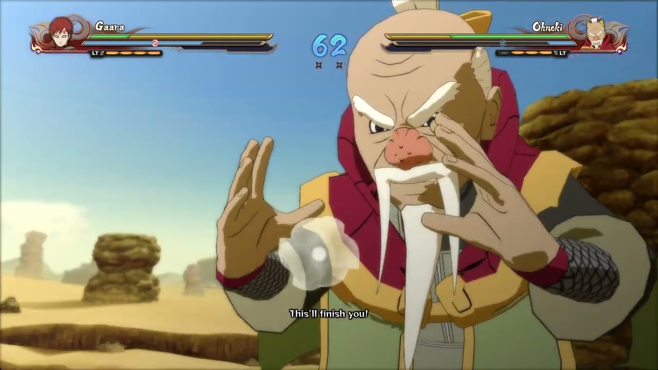 Gaara vs Ōnoki – Pasir Mutlak vs Jutsu Penghapus
