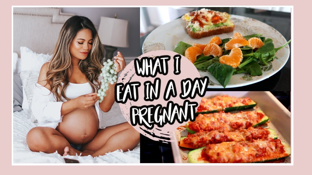 WHAT I EAT IN A DAY PREGNANT | HEALTHY EASY RECIPES