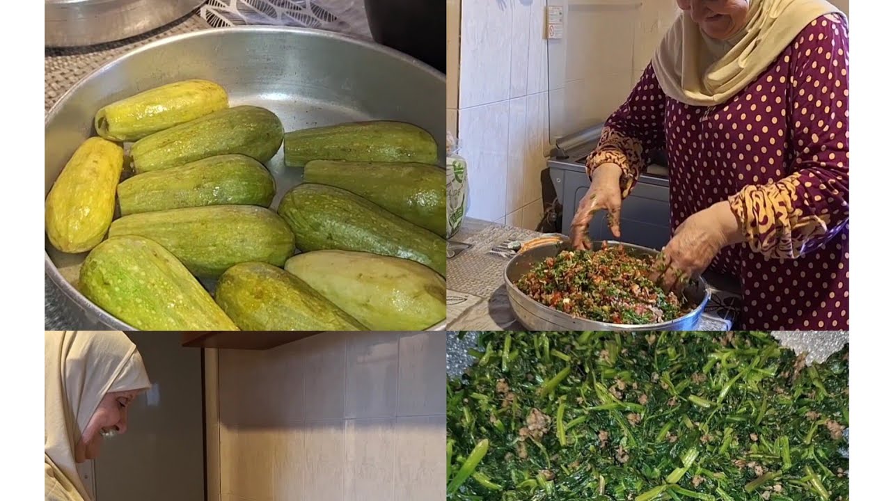 كوسا محشي برغل وصفة صحية وخفيفة..إبداع وحلاوة نفس الماما بطبخ السبانخ😋