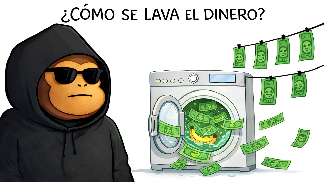 ¿Cómo se lava el dinero? explicado con plátanos