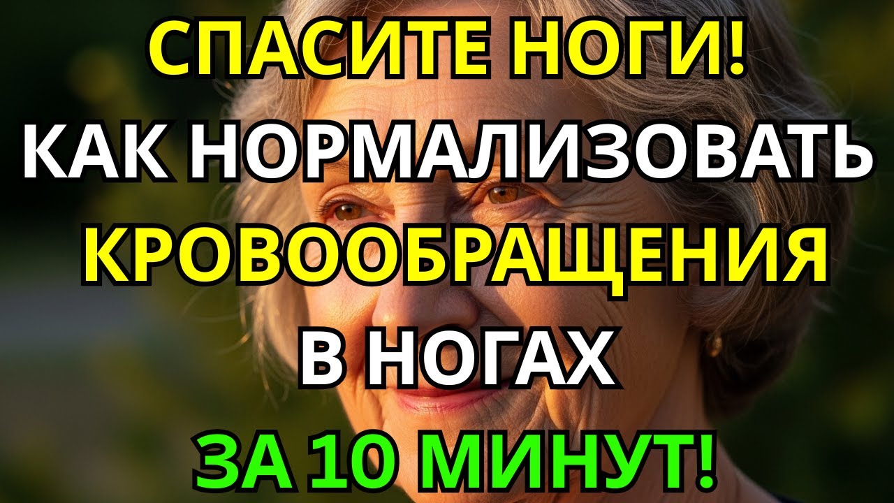 Ноги мёрзнут и становятся тяжёлыми? Этот простой шаг запускает кровоток за 10 минут