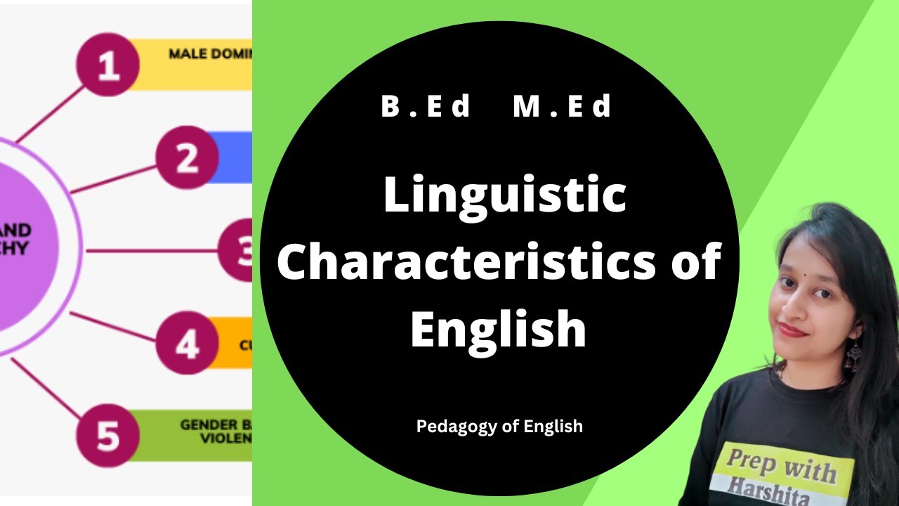 Linguistic Characteristics of English | Pedagogy of English