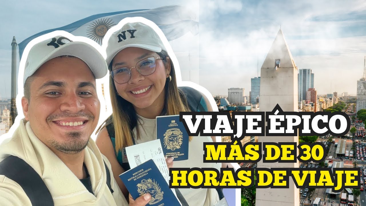 Mi largo viaje de Venezuela a Buenos Aires, Argentina: El VLOG de Viaje que Nadie Te Muestra 🤯🇦🇷✈️