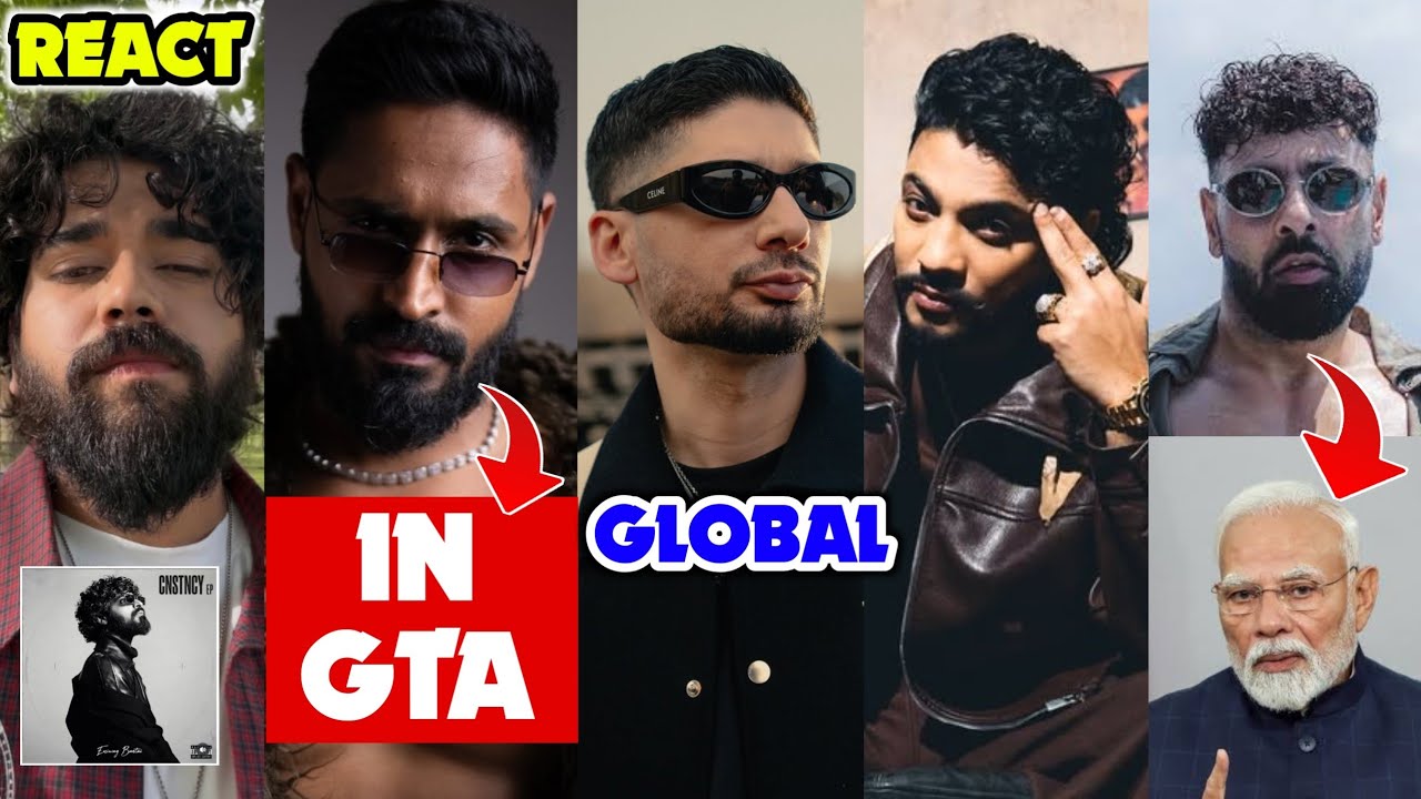 EMIWAY IN GTA game: He reacted to his own character | KR$NA GLOBAL | RAFTAAR | BADSHAH WIFE REPLY 