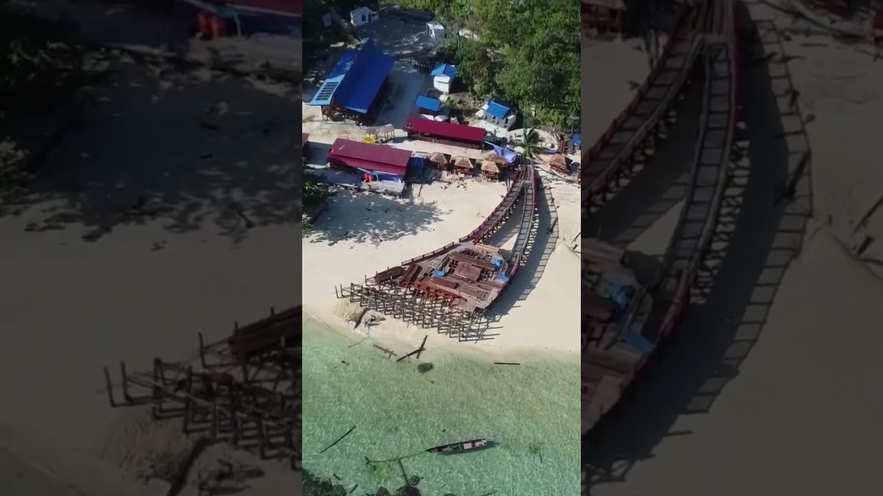 Pulau Purup Wasior papua barat #djimini2se #droneshoot #vlog #provinsipapuabarat #kabupatenteluk