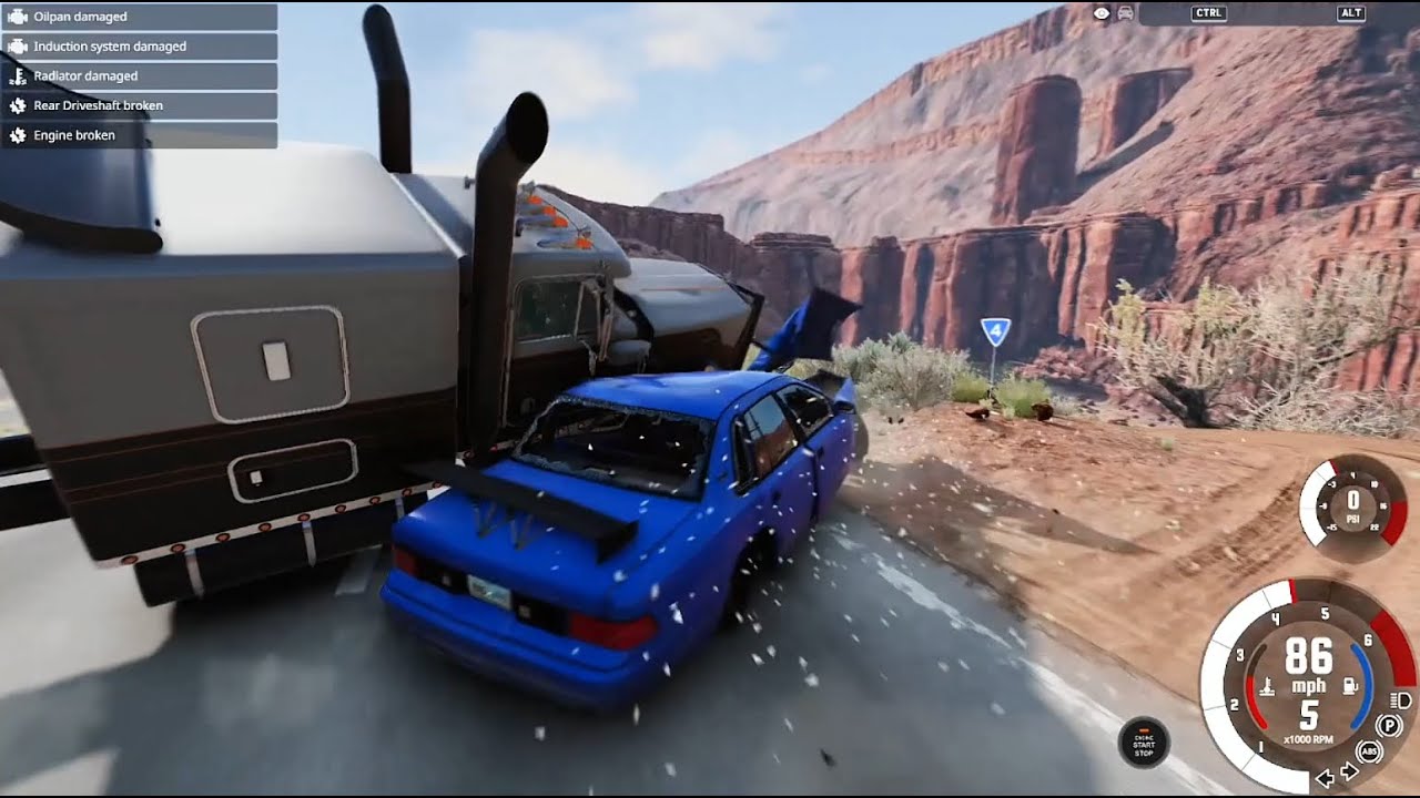 BeamNG.drive: The Most Realistic Car Crashes Compilation! 🏎️💥