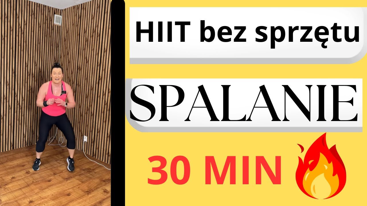 Live 68: HIIT 30 min BEZ SPRZETU  - mocne spalanie