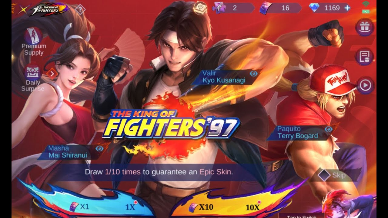 [🔴LIVE] GACHA PART-1 SKIN KOF & TEST SKIN HILDA 