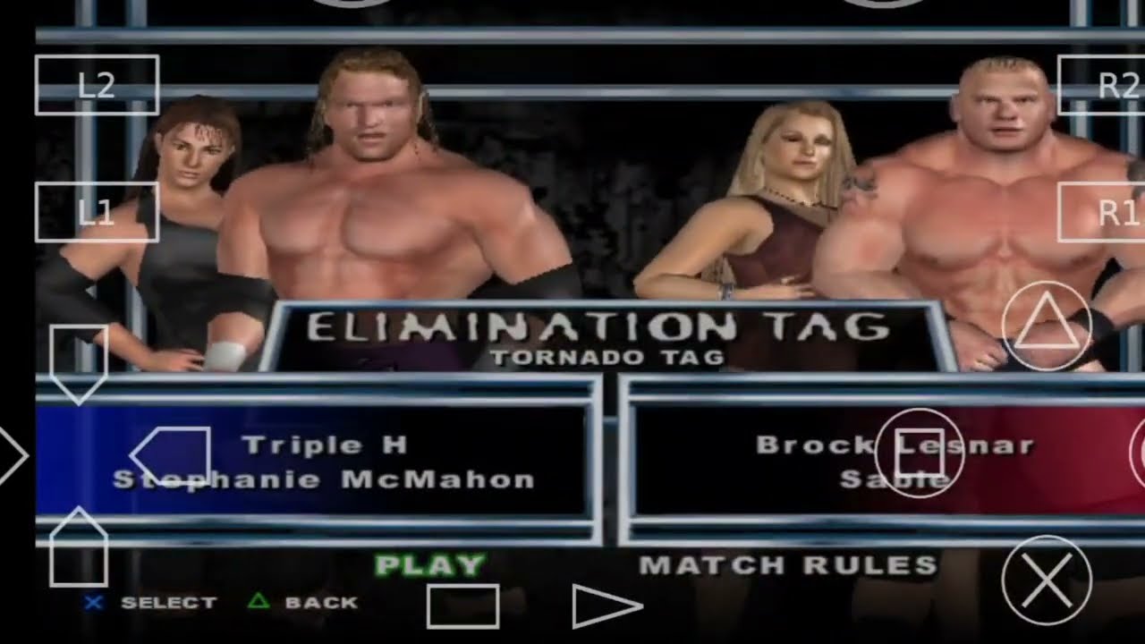 COUPLE VS COUPLE MATCH || WWE HERE COME THE PAIN PS2 GAMING #WWE #PNWGAMING 