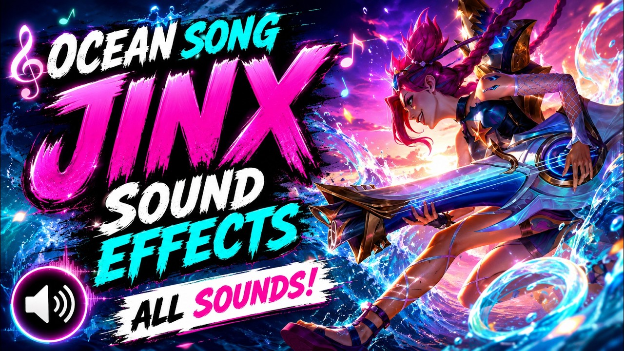 Ocean Song Jinx Abilities | Sound Effects - League of Legends