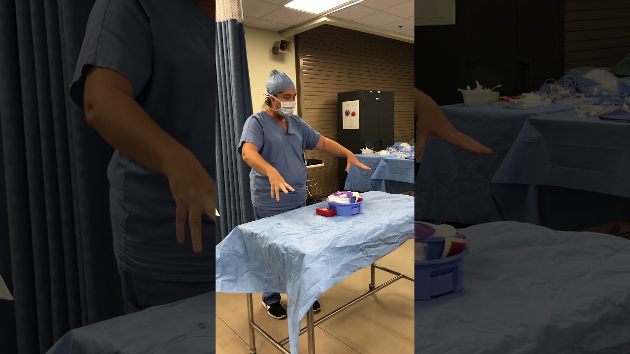 Tray opening