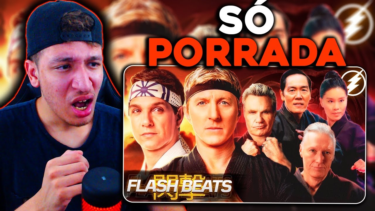 REAGINDO A ESPECIAL Cobra Kai (SENSEIS) // Flash Beats