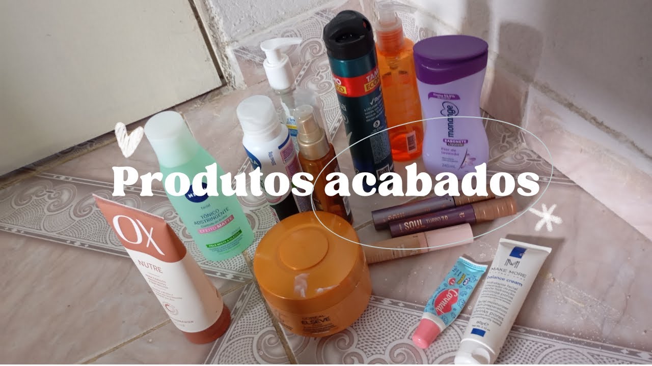 PRODUTOS ACABADOS - RECOMPRARIA? | ROSA MARIA