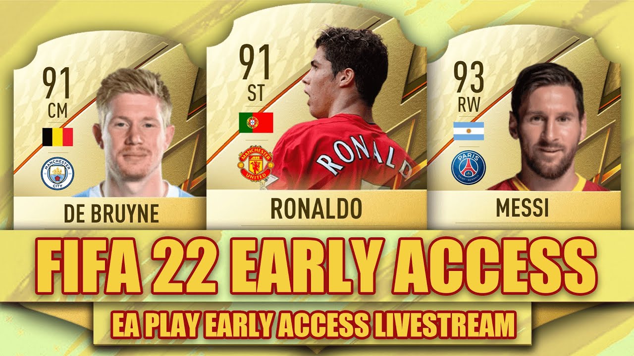 FIFA 22 EARLY ACCESS LIVE STREAM | EA PLAY + FUT WEB APP | FIFA 22 ULTIMATE TEAM (EP1) 🔴